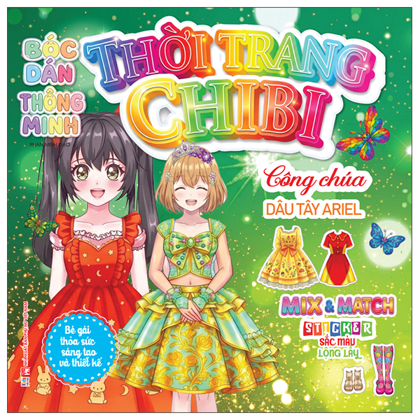 Bóc Dán Thông Minh - Thời Trang Chibi - Công Chúa Gấu Bông Terry - Ảnh 2
