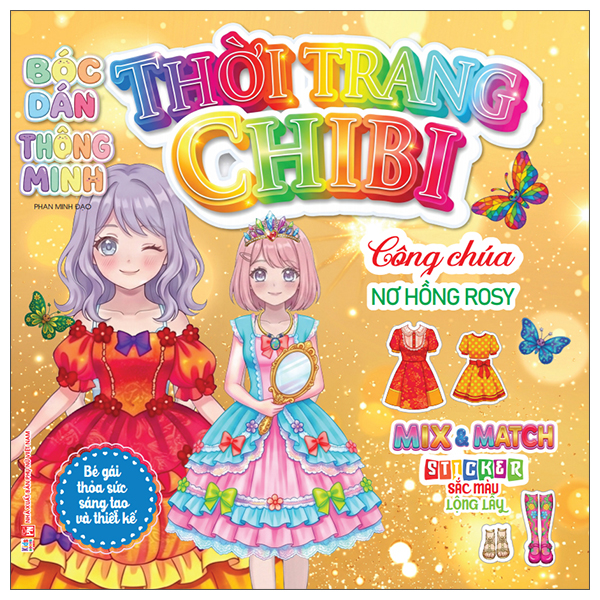 Bóc Dán Thông Minh - Thời Trang Chibi - Công Chúa Gấu Bông Terry - Ảnh 3