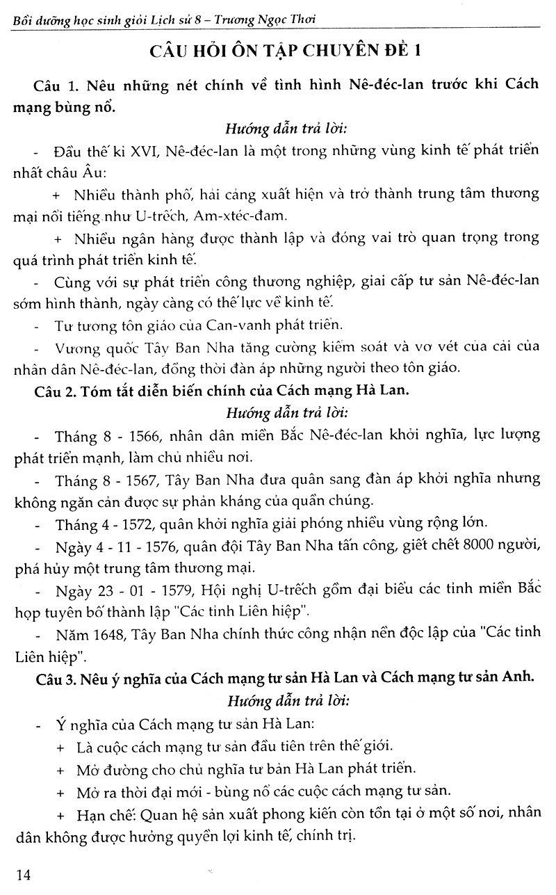 bồi dưỡng học sinh giỏi lịch sử 8 (2017) - Ảnh 15