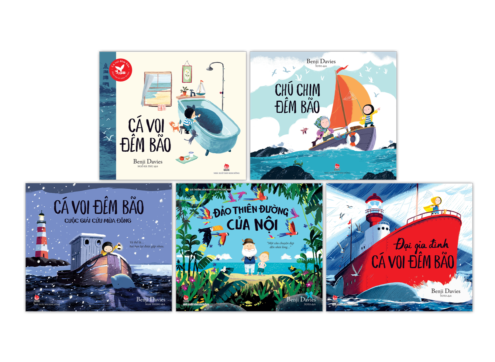 boxset cá voi đêm bão và những câu chuyện khác (bộ 5 cuốn) (tái bản 2025) - Ảnh 3