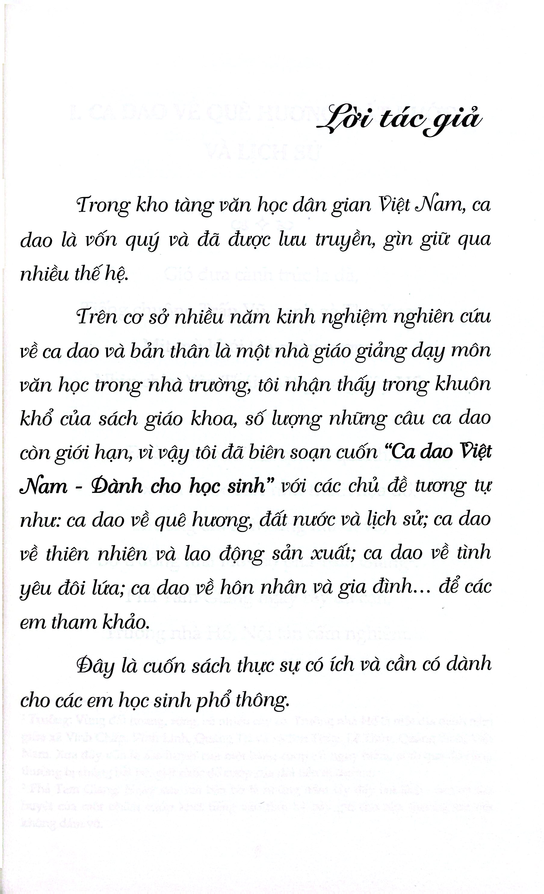 Ca Dao Việt Nam (Dành Cho Học Sinh) - Ảnh 4