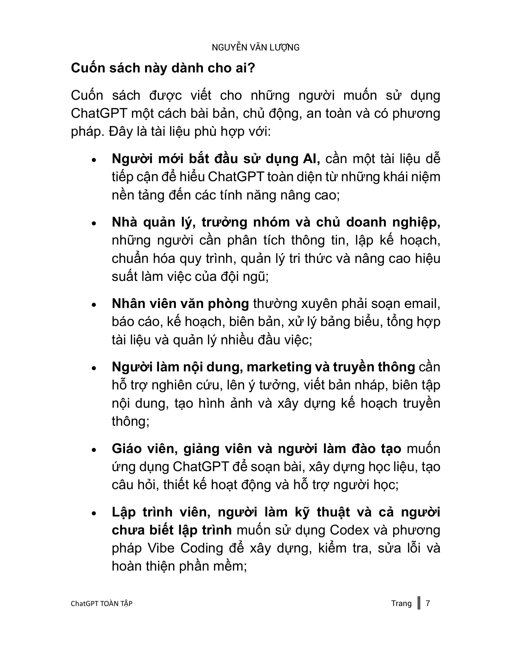 ChatGPT Toàn Tập - Làm Chủ AI Từ Cơ Bản Đến Nâng Cao - Ảnh 10