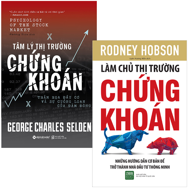 Combo Sách Làm Chủ Thị Trường Chứng Khoán + Tâm Lý Thị Trường Chứng Khoán (Bộ 2 Cuốn)