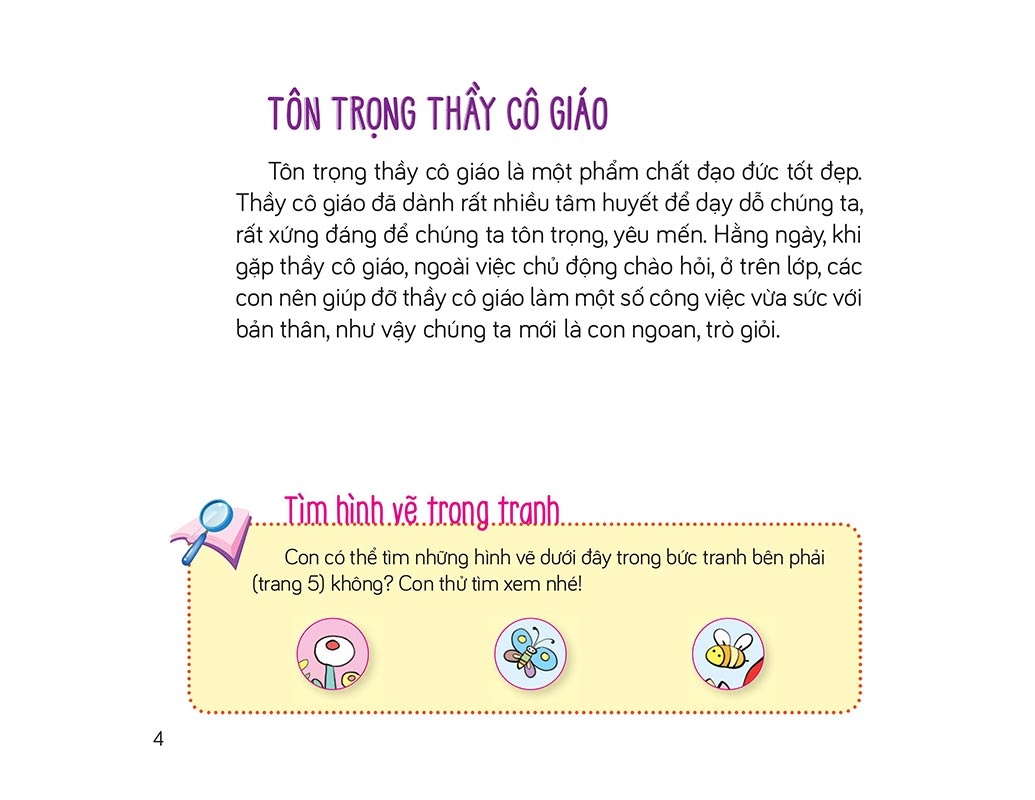 cùng con trưởng thành - dạy trẻ hành vi tốt - con là học sinh gương mẫu - Ảnh 3