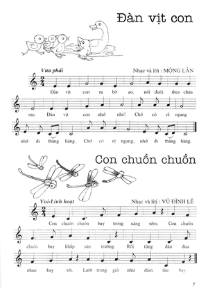đàn gà trong sân - 100 bài hát dành cho mẫu giáo, nhi đồng nói về thế giới loài vật - Ảnh 8