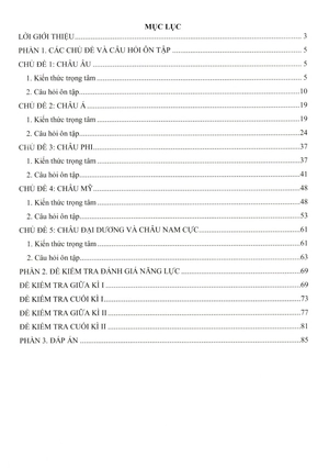 đề kiểm tra đánh giá năng lực môn lịch sử - địa lí lớp 7: phần địa lí - Ảnh 5