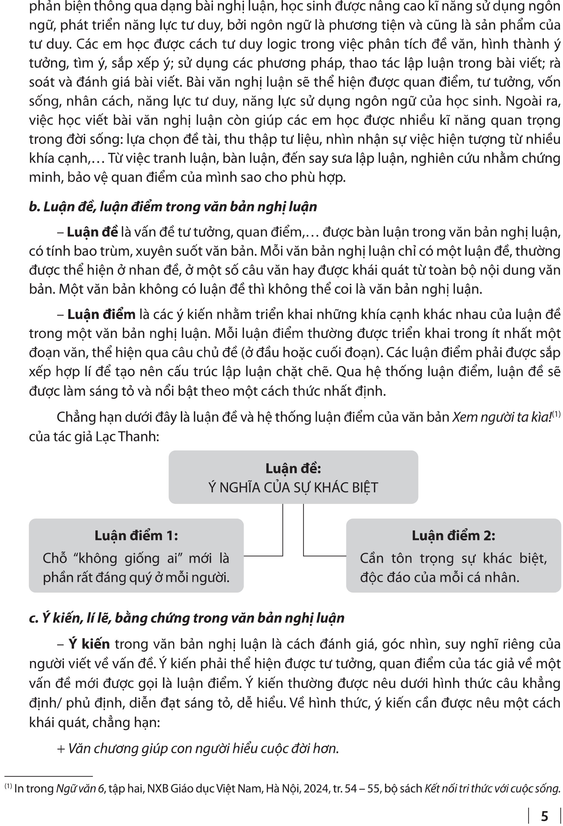 Để Viết Tốt Đoạn Văn, Bài Văn Nghị Luận Lớp 6 - Ảnh 6