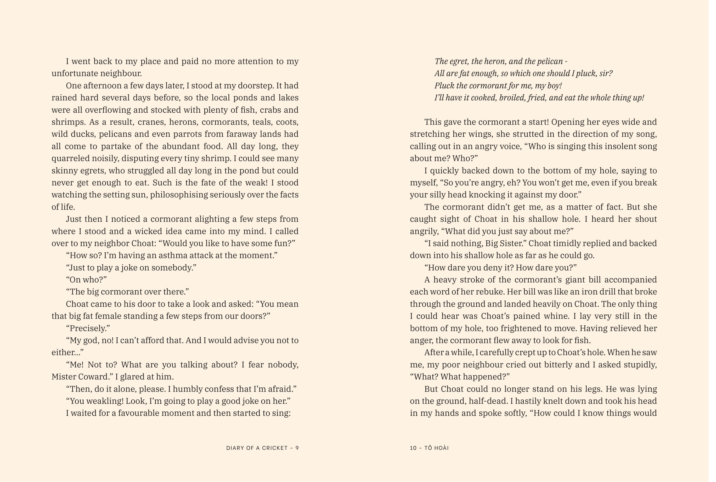 Diary Of A Cricket (Illustrations By Ngô Mạnh Lân) - Bìa Cứng - Ảnh 5