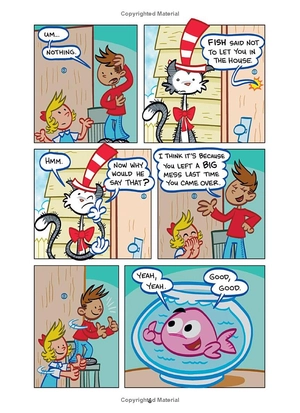 dr. seuss graphic novel - cat out of water - Ảnh 8
