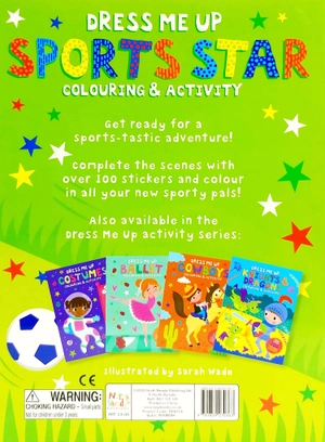 dress me up: sports star - colouring & activity - Ảnh 6
