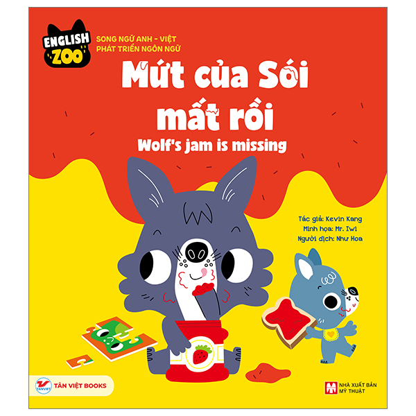 english zoo - song ngữ anh-việt phát triển ngôn ngữ - mứt của sói mất rồi - wolfℹs jam is missing