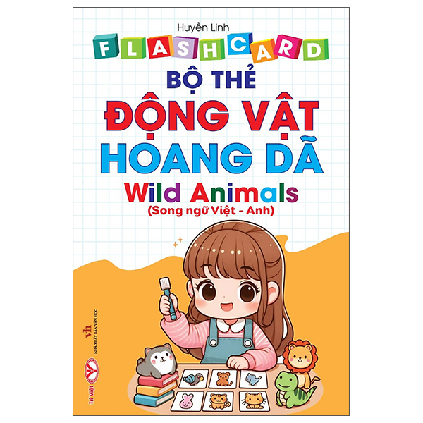 Flashcard - Động Vật Hoang Dã - Wild Animals - Song Ngữ Việt-Anh - Ảnh 3