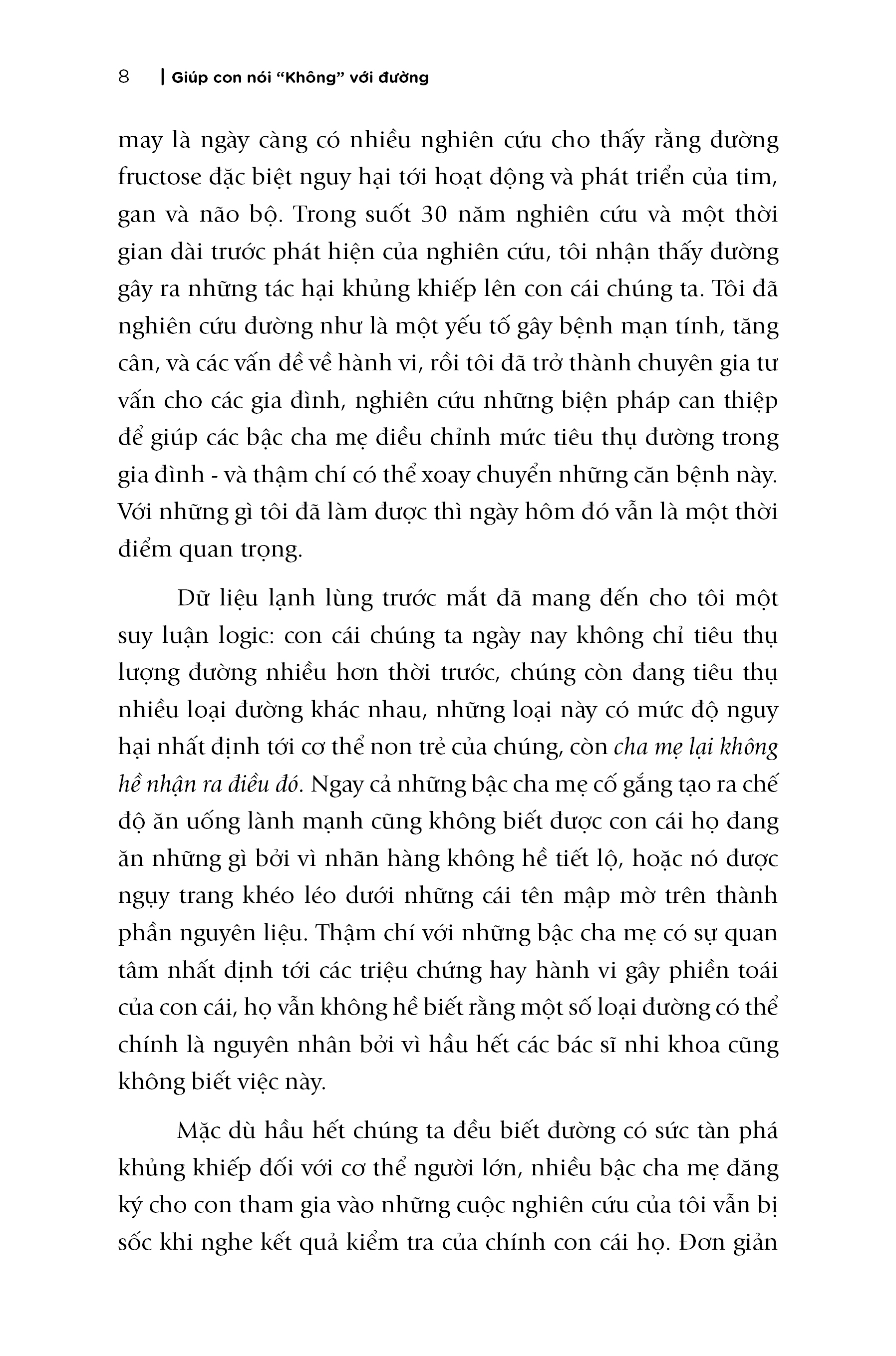 giúp con nói “không” với đường - Ảnh 7