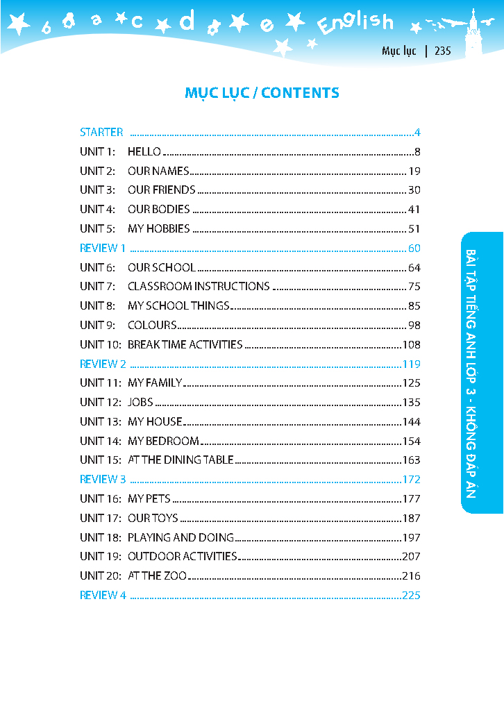 global success - bài tập tiếng anh lớp 3 (không đáp án) - Ảnh 3