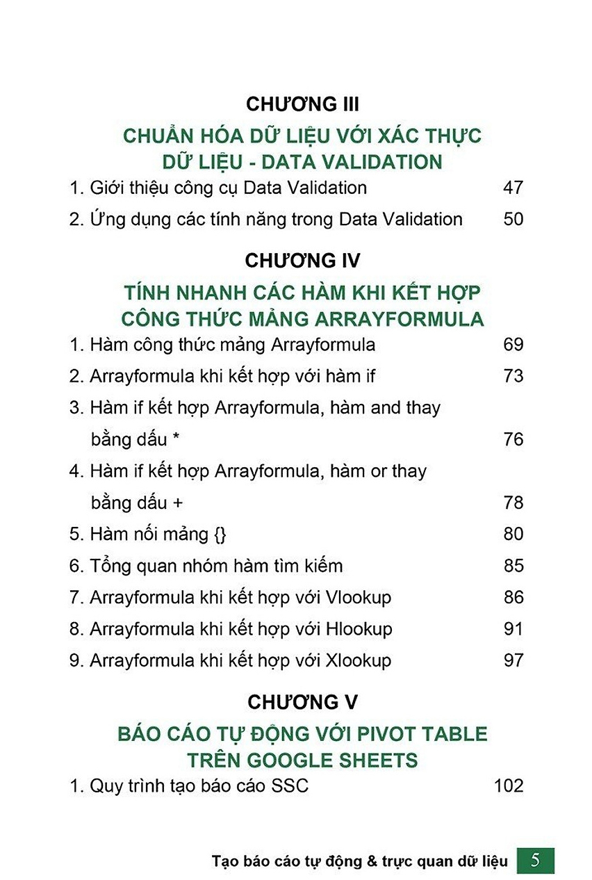 google sheet ứng dụng văn phòng - tạo báo cáo tự động và trực quan dữ liệu - Ảnh 3
