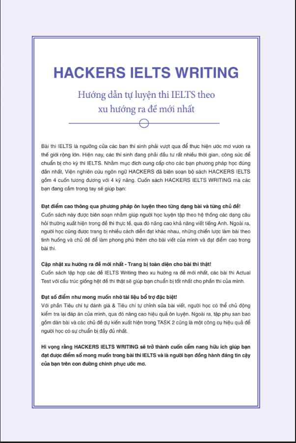 hackers ielts writing (tái bản) - Ảnh 3