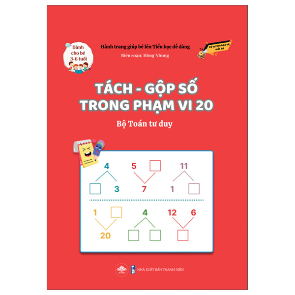 Hành Trang Giúp Bé Lên Tiểu Học Dễ Dàng - Phép Cộng Trừ Trong Phạm Vi 20 - Bộ Toán Tư Duy - Dành Cho Trẻ 6-8 Tuổi - Ảnh 16
