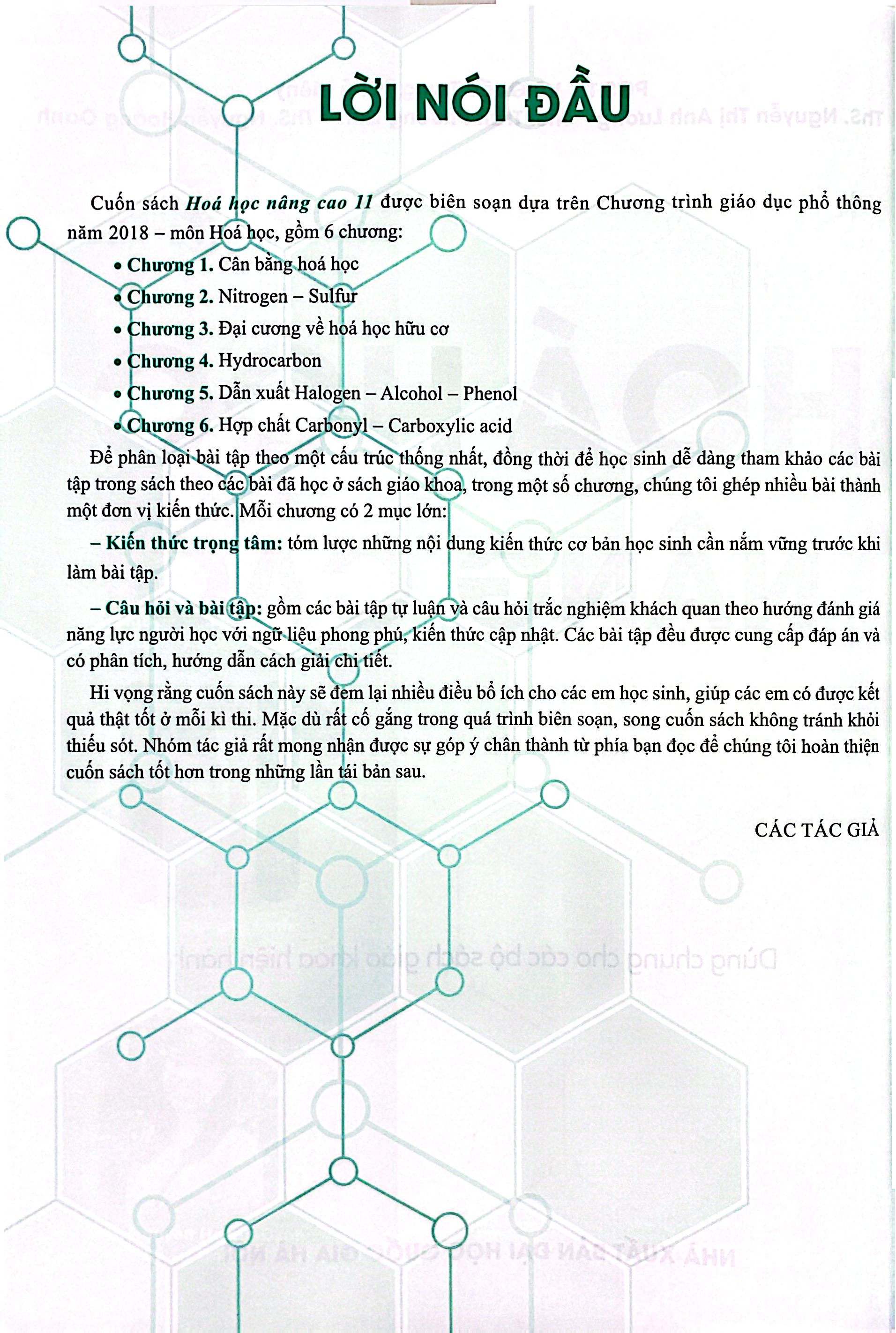 Hoá Học Nâng Cao 11 - Ảnh 4