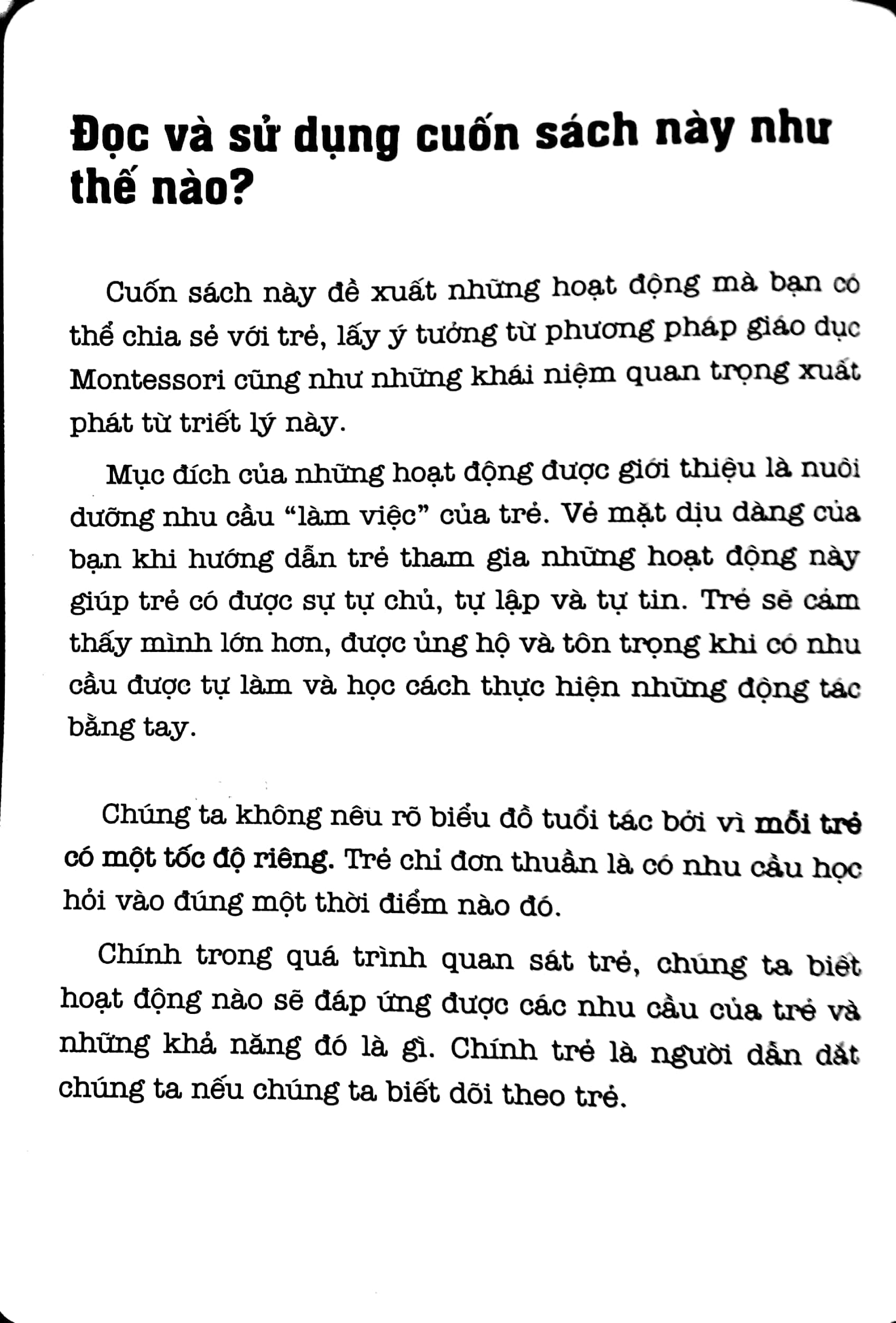 học montessori để dạy trẻ theo phương pháp montessori - 100 hoạt động montessori: con không cần ipad để lớn khôn - Ảnh 8
