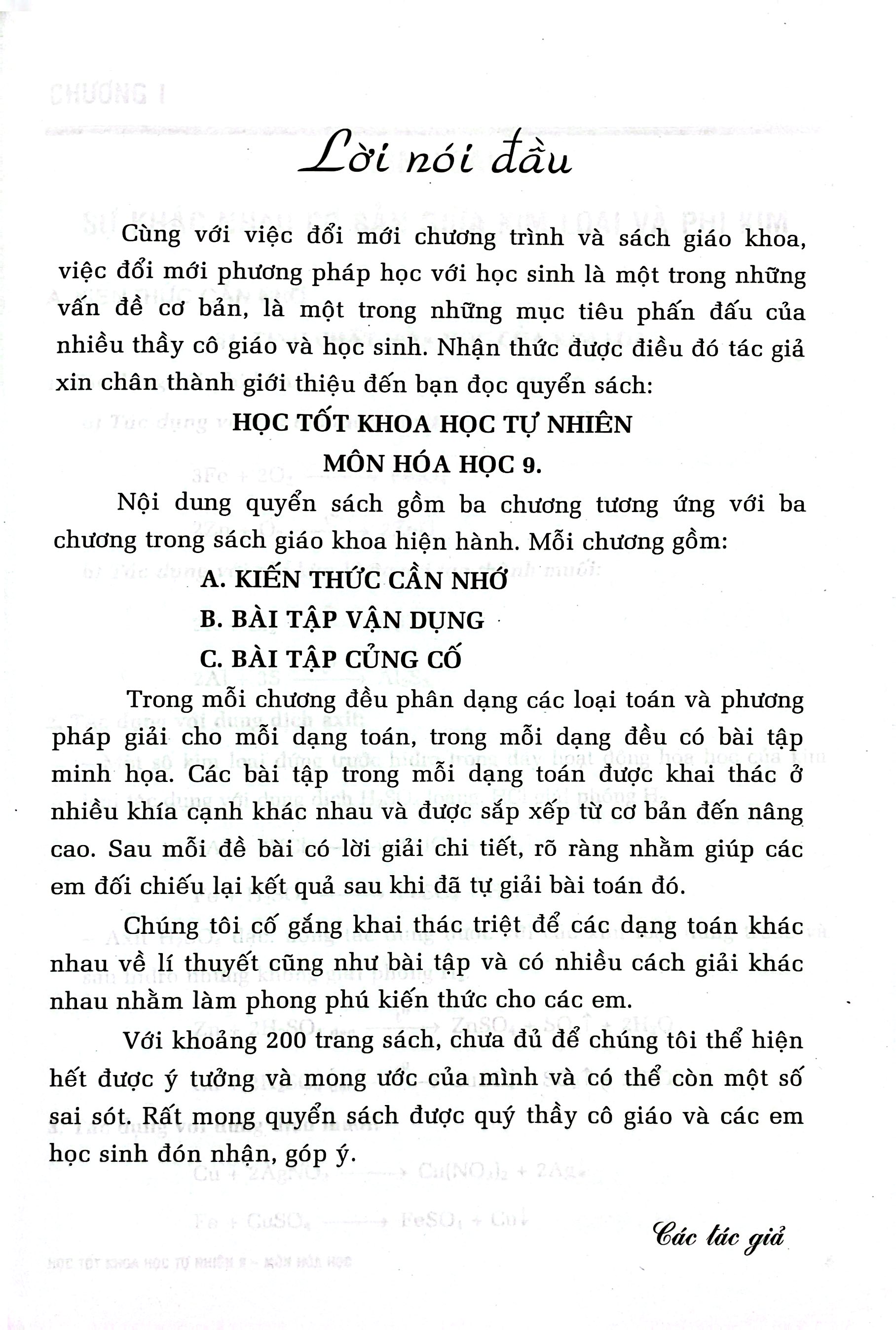 Học Tốt Khoa Học Tự Nhiên Môn Hóa Học 9 - Ảnh 4