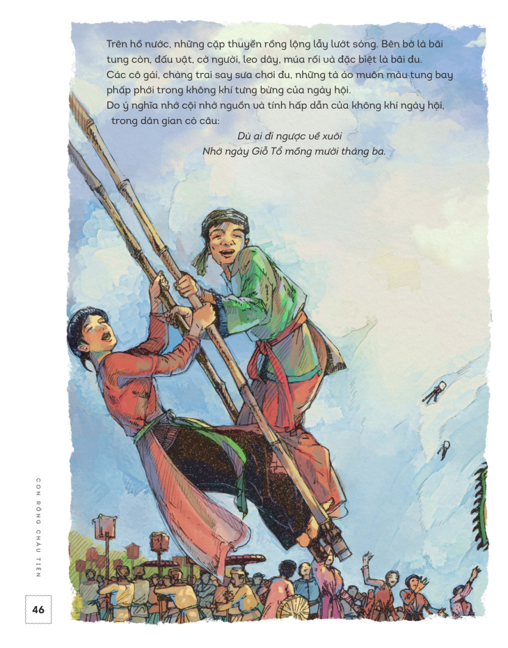 lịch sử việt nam bằng tranh - con rồng cháu tiên (bản màu) (tái bản 2023) - Ảnh 10