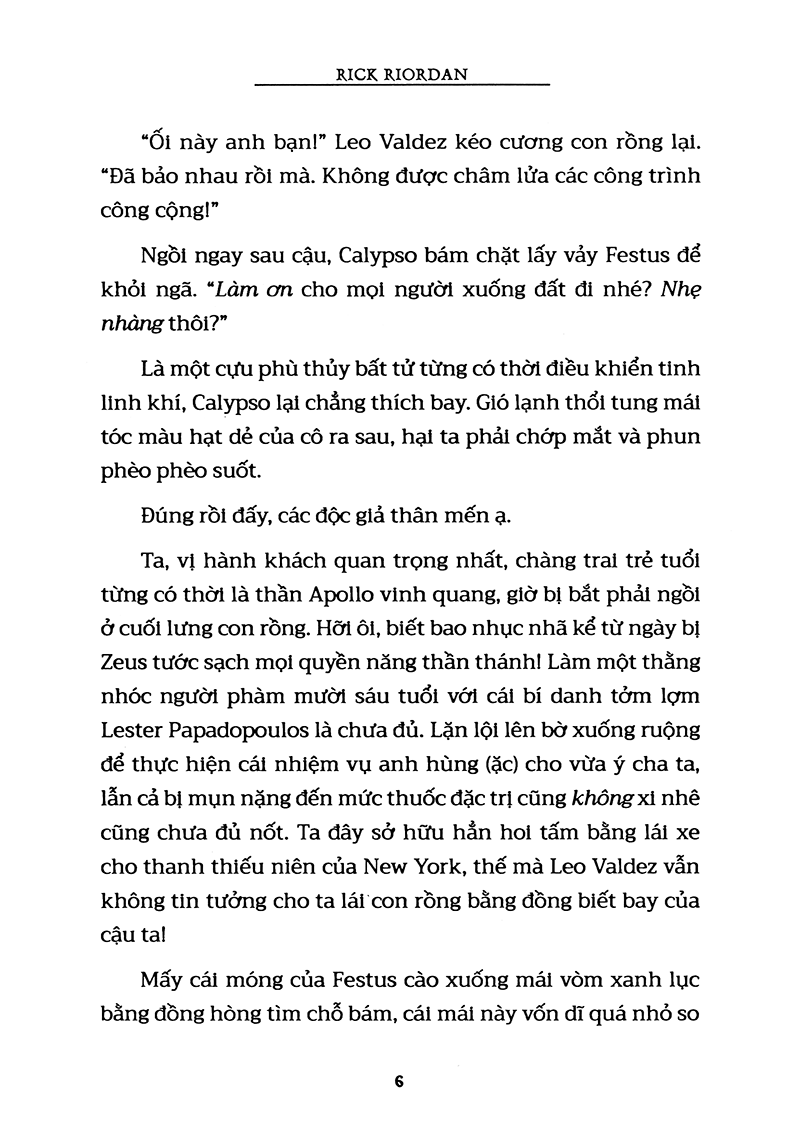lời tiên tri hắc ám (tái bản 2018) - phần 2 series những thử thách của apollo - Ảnh 5