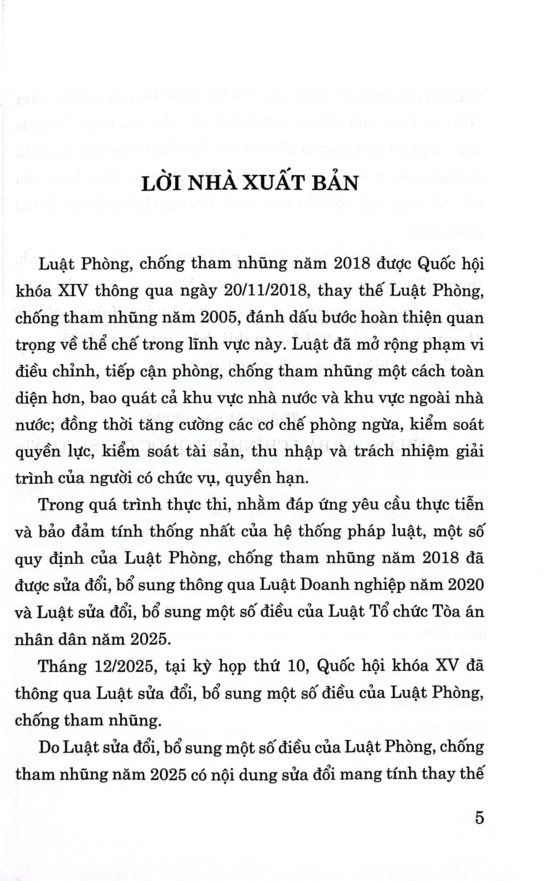 Luật Phòng, Chống Tham Nhũng Năm 2018 (Sửa Đổi, Bổ Sung Năm 2025) - Ảnh 4