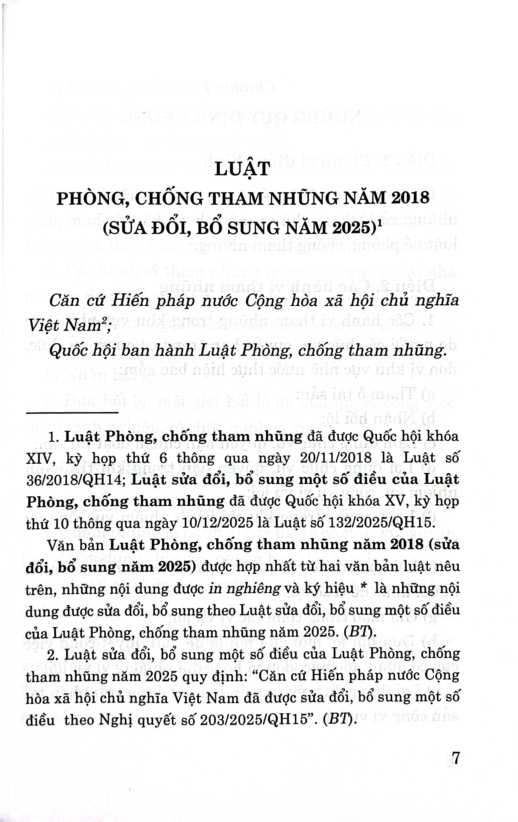 Luật Phòng, Chống Tham Nhũng Năm 2018 (Sửa Đổi, Bổ Sung Năm 2025) - Ảnh 5