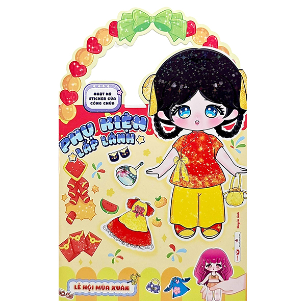 Nhật Ký Sticker Của Công Chúa - Phụ Kiện Lấp Lánh - Trang Phục Truyền Thống - Ảnh 3