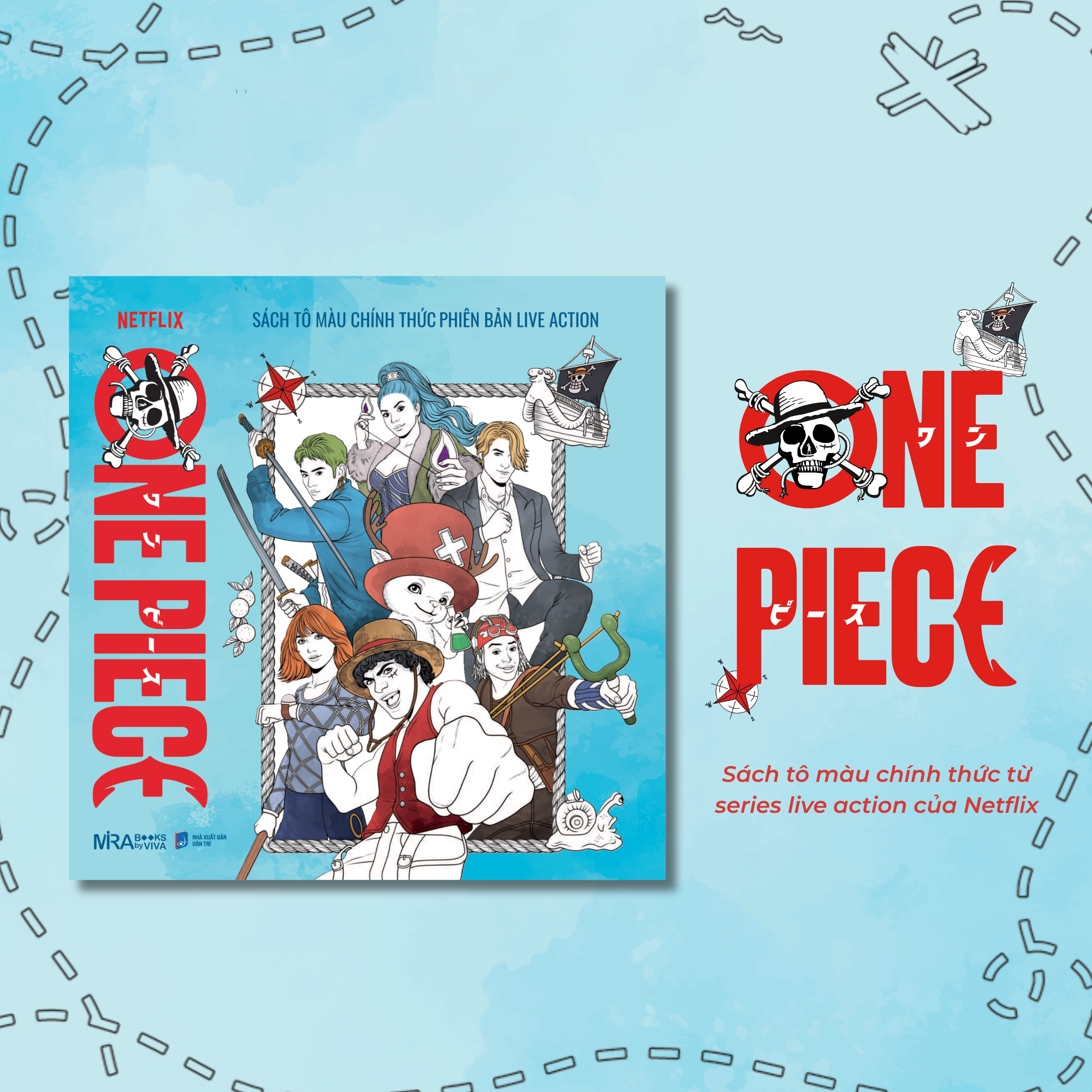 One Piece - Sách Tô Màu Chính Thức Phiên Bản Live Action - Bản Đặc Biệt - Tặng Kèm Poster One Piece - Ảnh 6