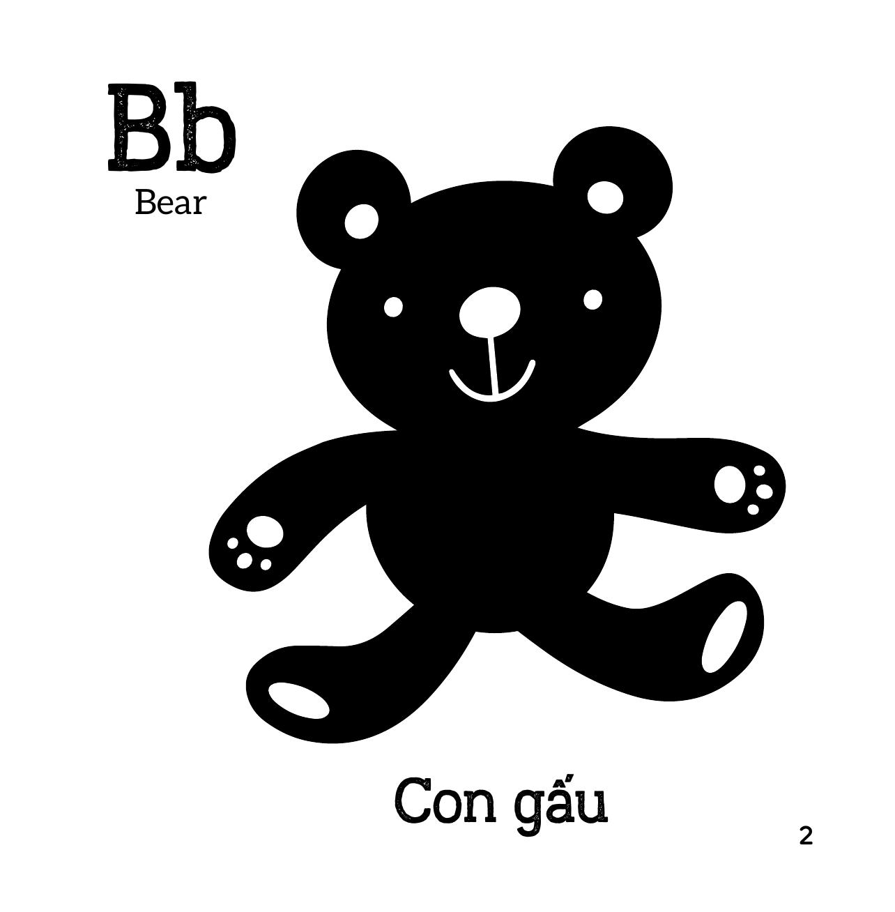 Sách Kích Thích Thị Giác - Em Bé Thấy Gì? - Chữ Cái Tiếng Anh - Ảnh 5
