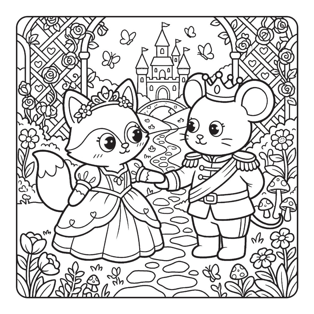 Sách Tô Màu Phong Cách Coco Wikyo - Coco Và Fairy Tale World - Coco Và Thế Giới Cổ Tích - Ảnh 3