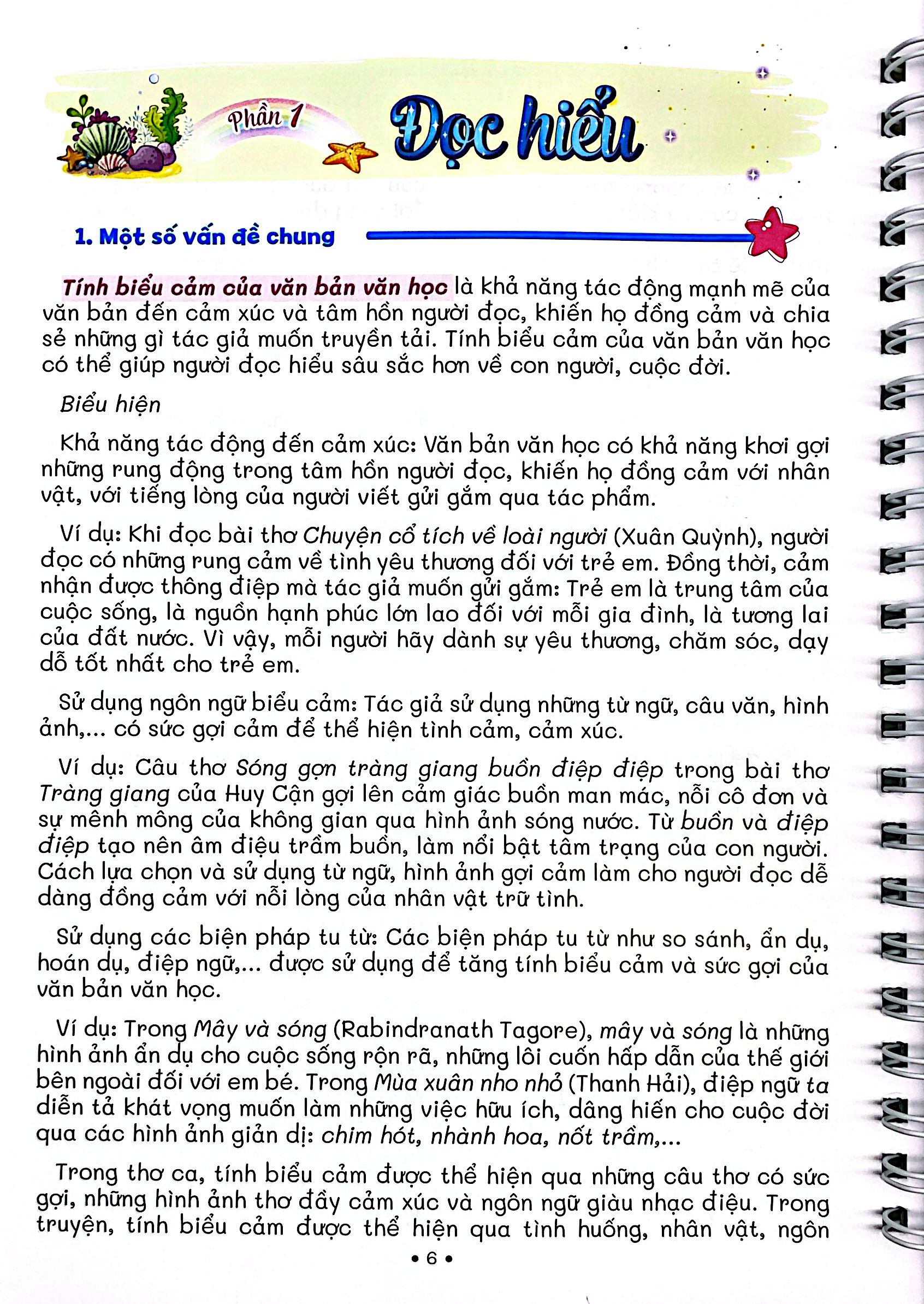 Sổ Tay Trọng Tâm Kiến Thức Ngữ Văn 6 - Ảnh 5