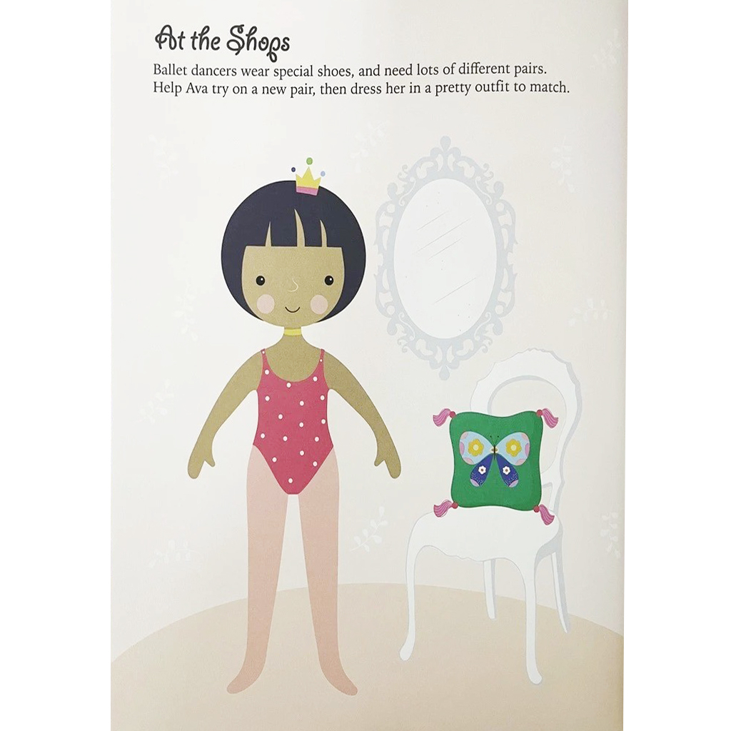 sticker dress-up book - ballerina 2 - Ảnh 6