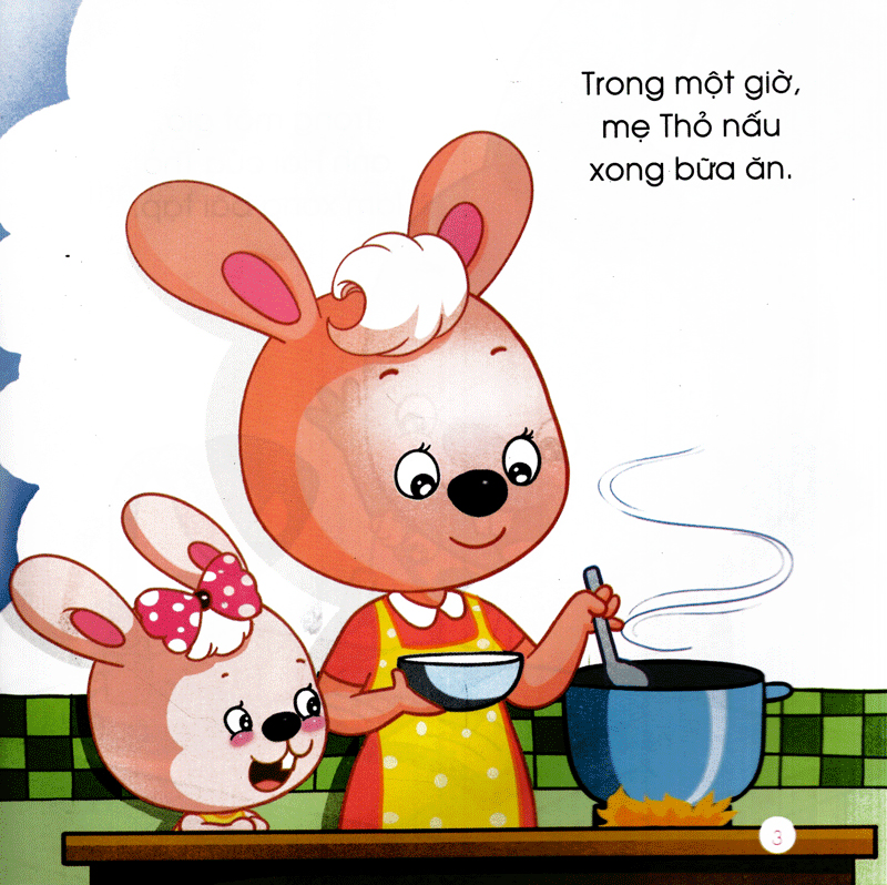 thỏ thông minh và giờ phút giây -song ngữ việt - anh - Ảnh 4