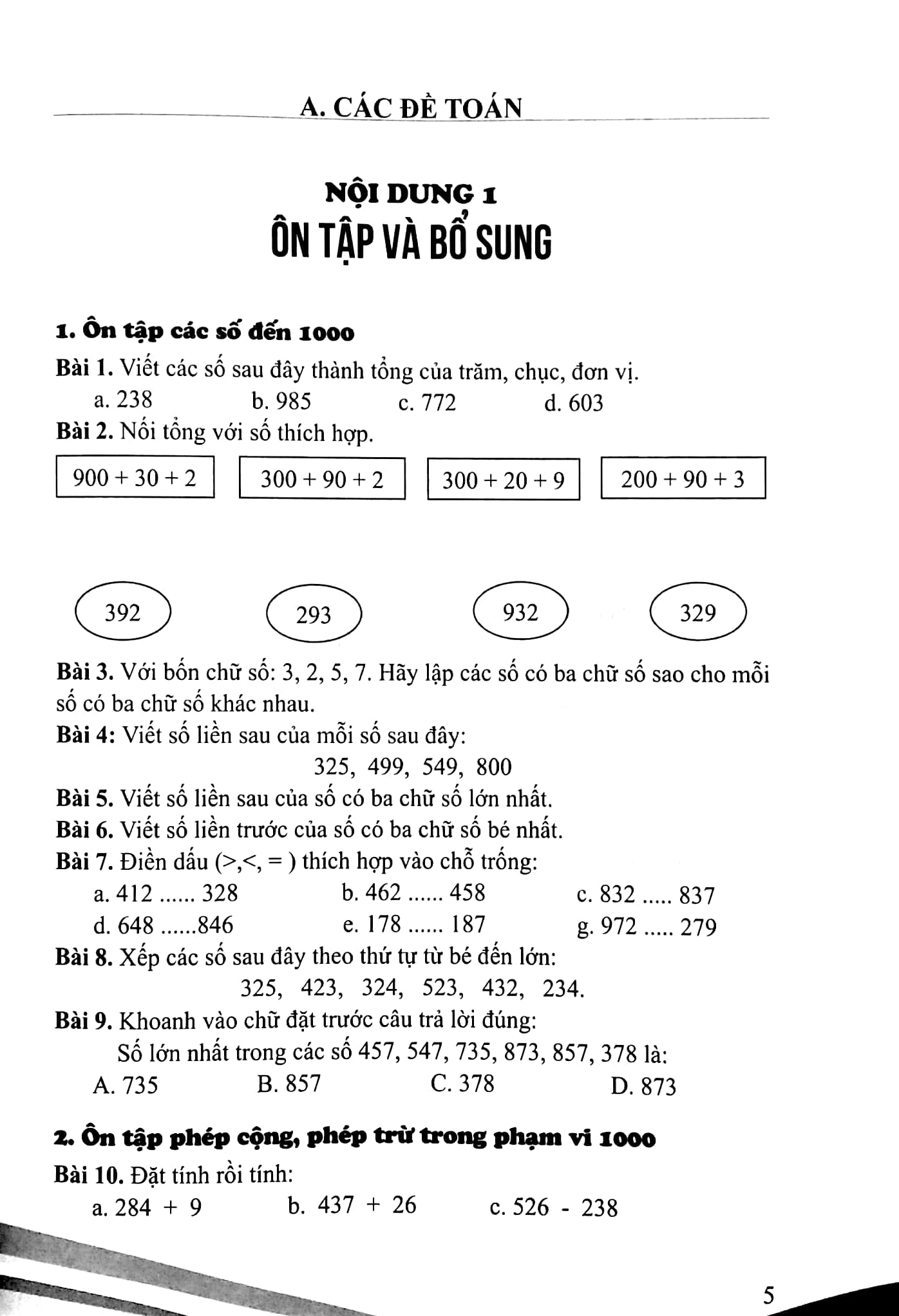 Toán Nâng Cao 3 (Theo Chương Trình GDPT Mới - Dùng Chung Cho 3 Bộ Sách) - Ảnh 5