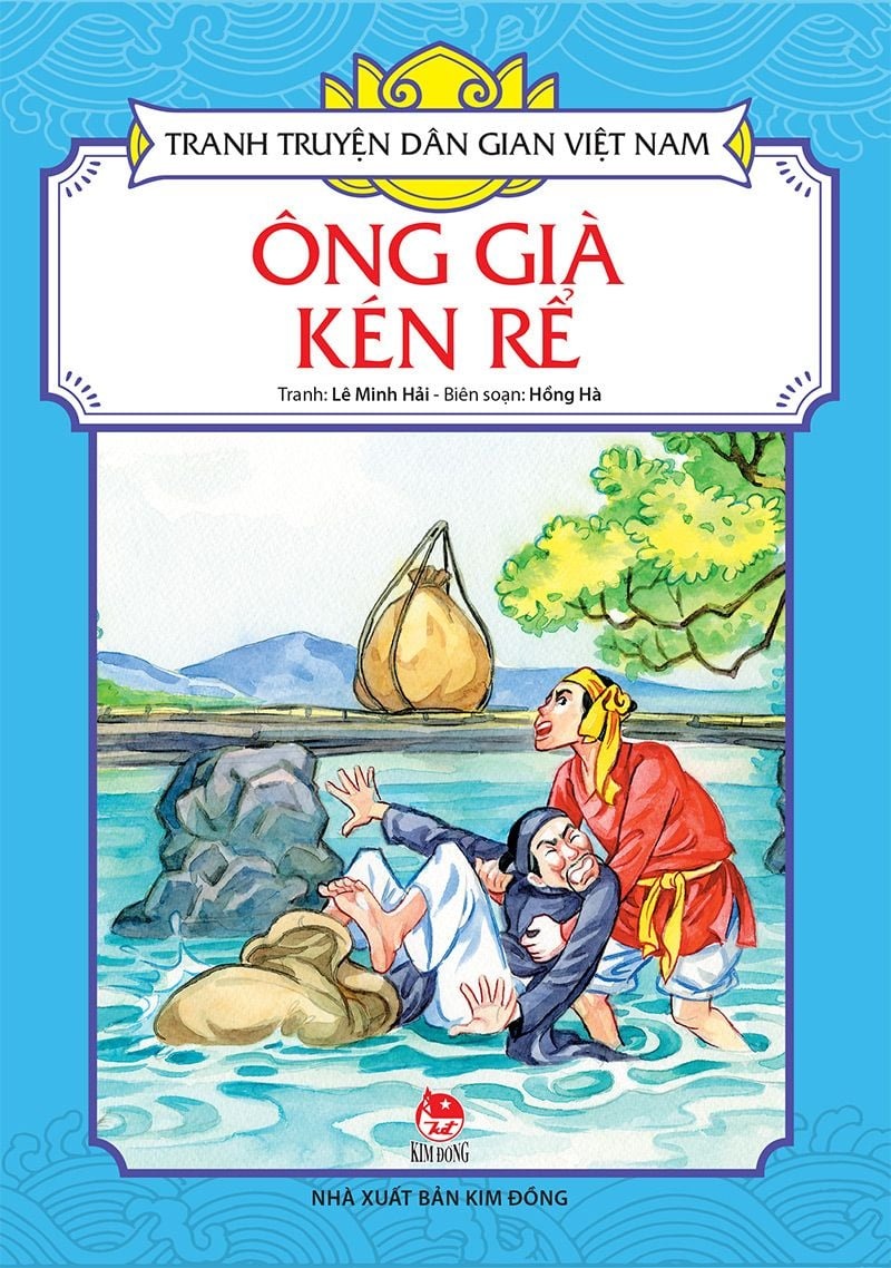 tranh truyện dân gian việt nam - ông già kén rể (tái bản 2024) - Ảnh 3