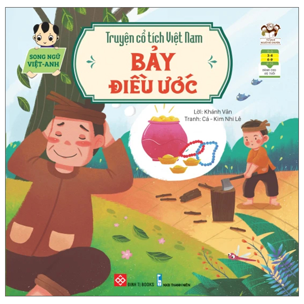Truyện Cổ Tích Việt Nam - Sự Tích Hòn Trống Mái - Song Ngữ Việt-Anh - Ảnh 26