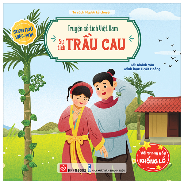 Truyện Cổ Tích Việt Nam - Sự Tích Hòn Trống Mái - Song Ngữ Việt-Anh - Ảnh 30