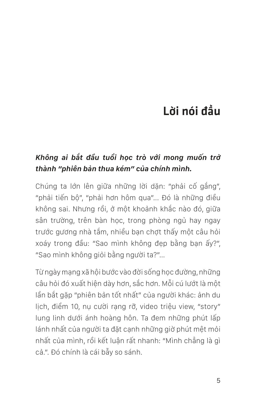 Truyện Tâm Lý Học Đường - Cái Bẫy So Sánh - Ảnh 4