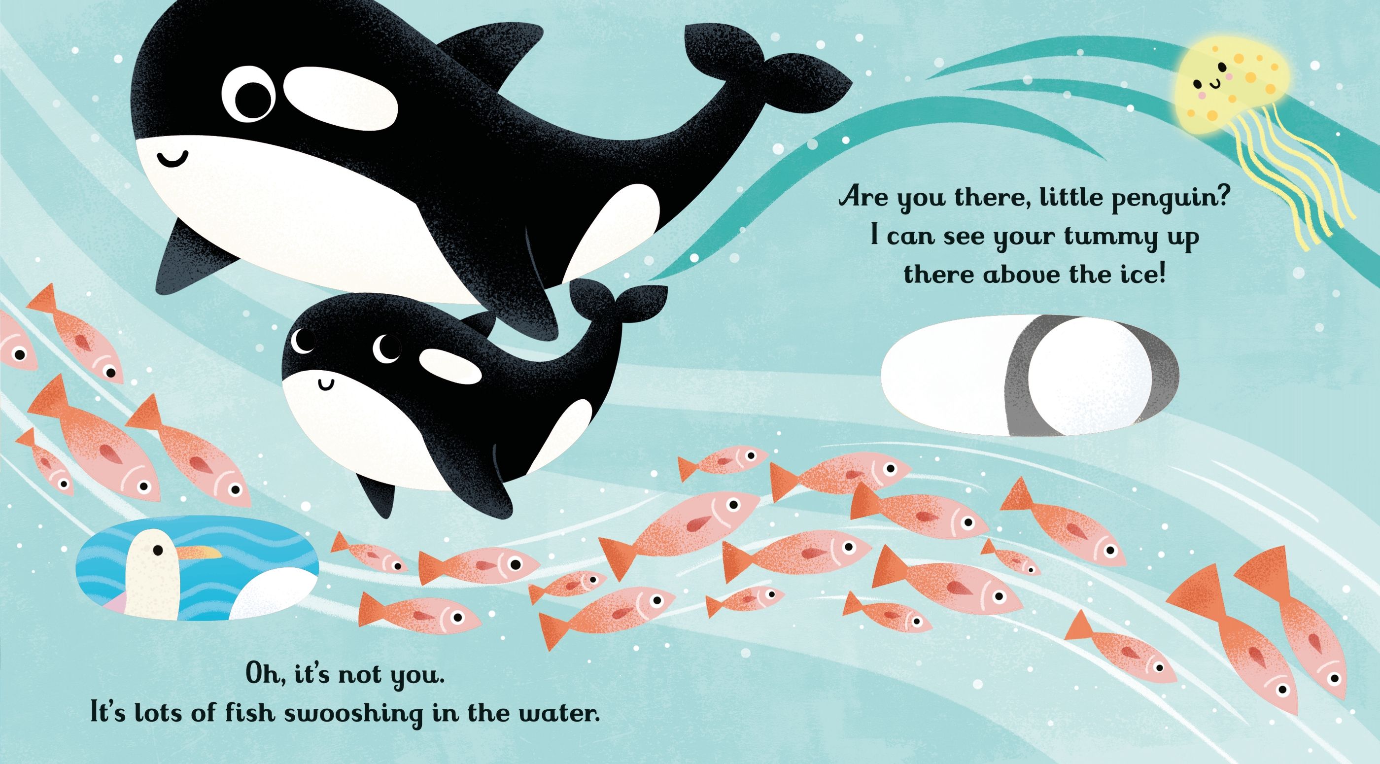 usborne little peep-through books: are you there little penguin? - Ảnh 4