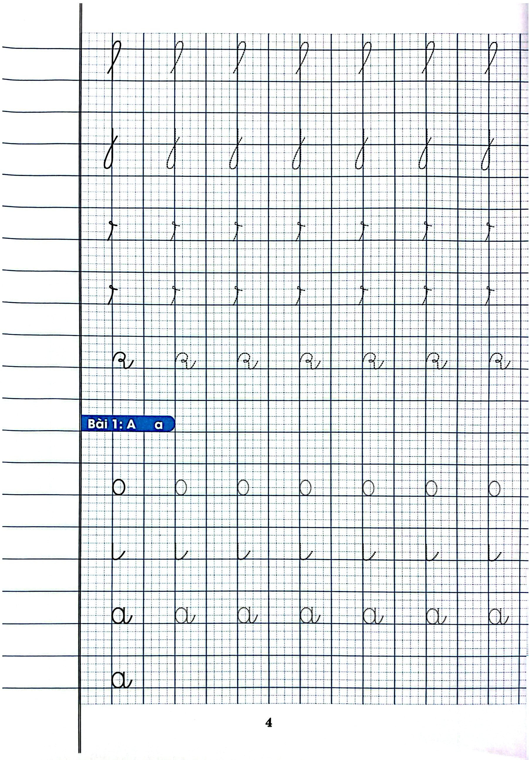 Vở Luyện Viết Lớp 1 - Tập 1 - Ảnh 4