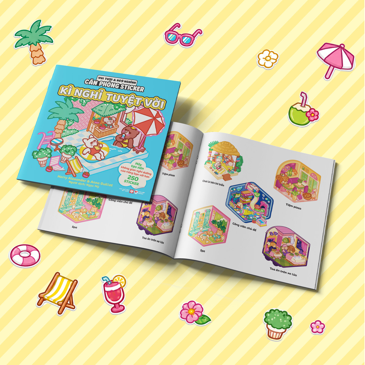 Vui Tươi Và Ngộ Nghĩnh - Căn Phòng Sticker - Kì Nghỉ Tuyệt Vời - Ảnh 3