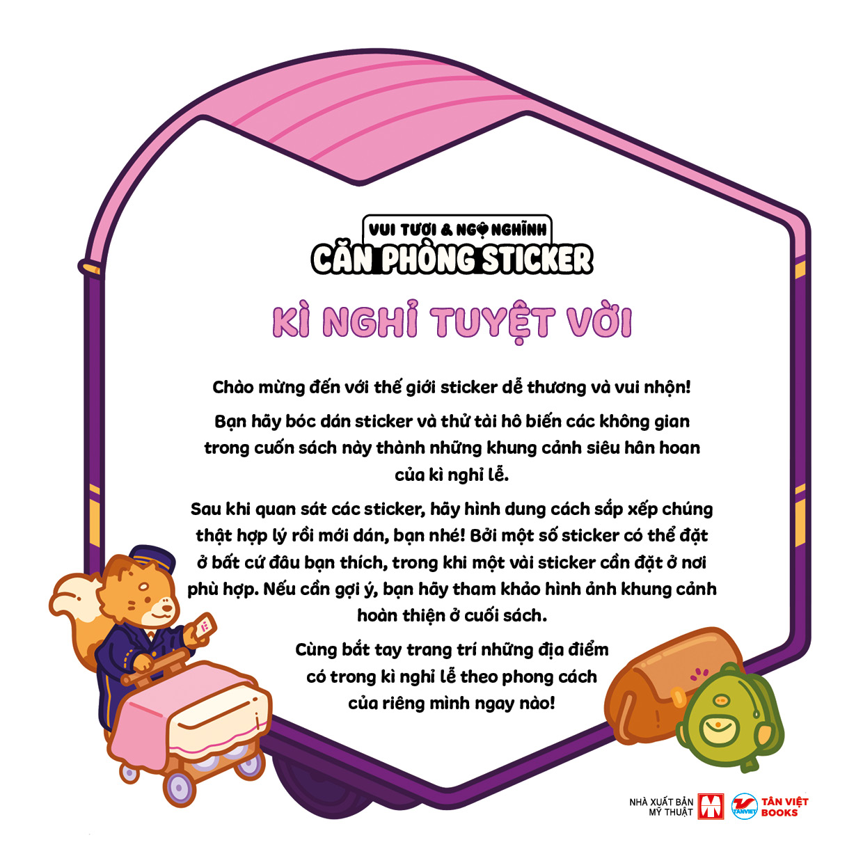 Vui Tươi Và Ngộ Nghĩnh - Căn Phòng Sticker - Kì Nghỉ Tuyệt Vời - Ảnh 5
