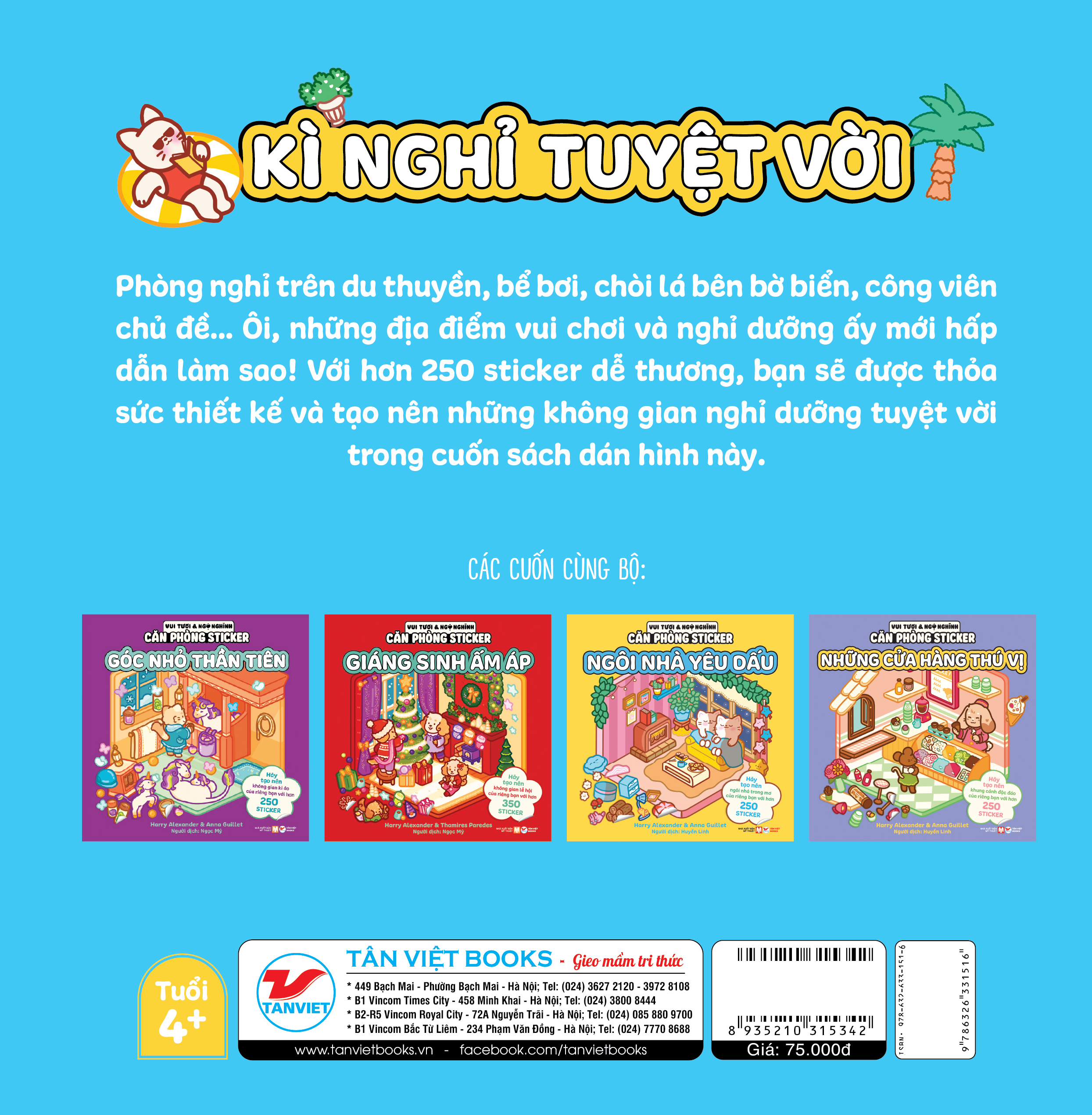 Vui Tươi Và Ngộ Nghĩnh - Căn Phòng Sticker - Kì Nghỉ Tuyệt Vời - Ảnh 6