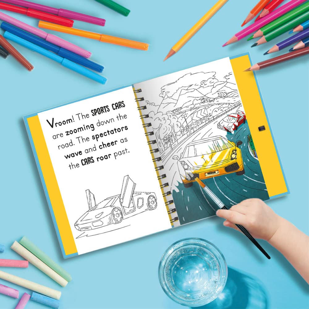 wheels and steel - machines (magic water colouring) - Ảnh 2