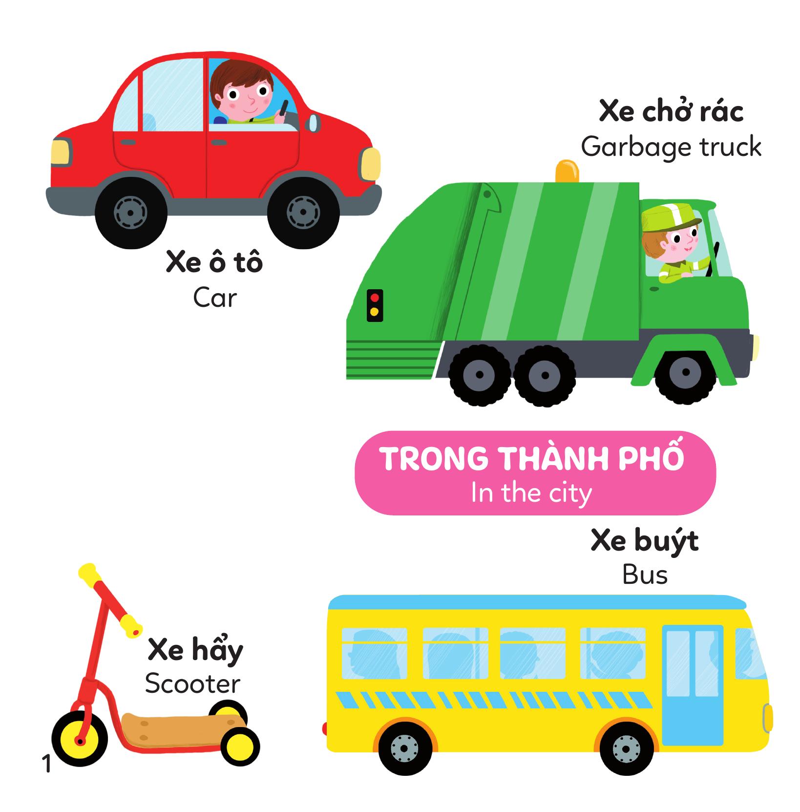 Xoay Xoay Xoay Đi Tìm - Phương Tiện Giao Thông - Bìa Cứng - Ảnh 3