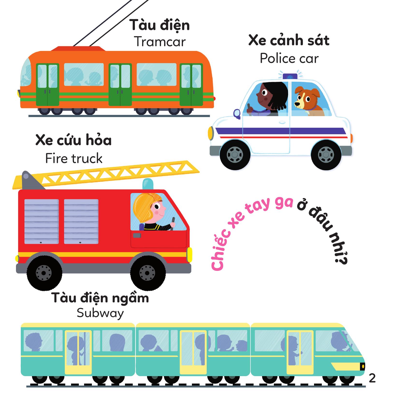 Xoay Xoay Xoay Đi Tìm - Phương Tiện Giao Thông - Bìa Cứng - Ảnh 4